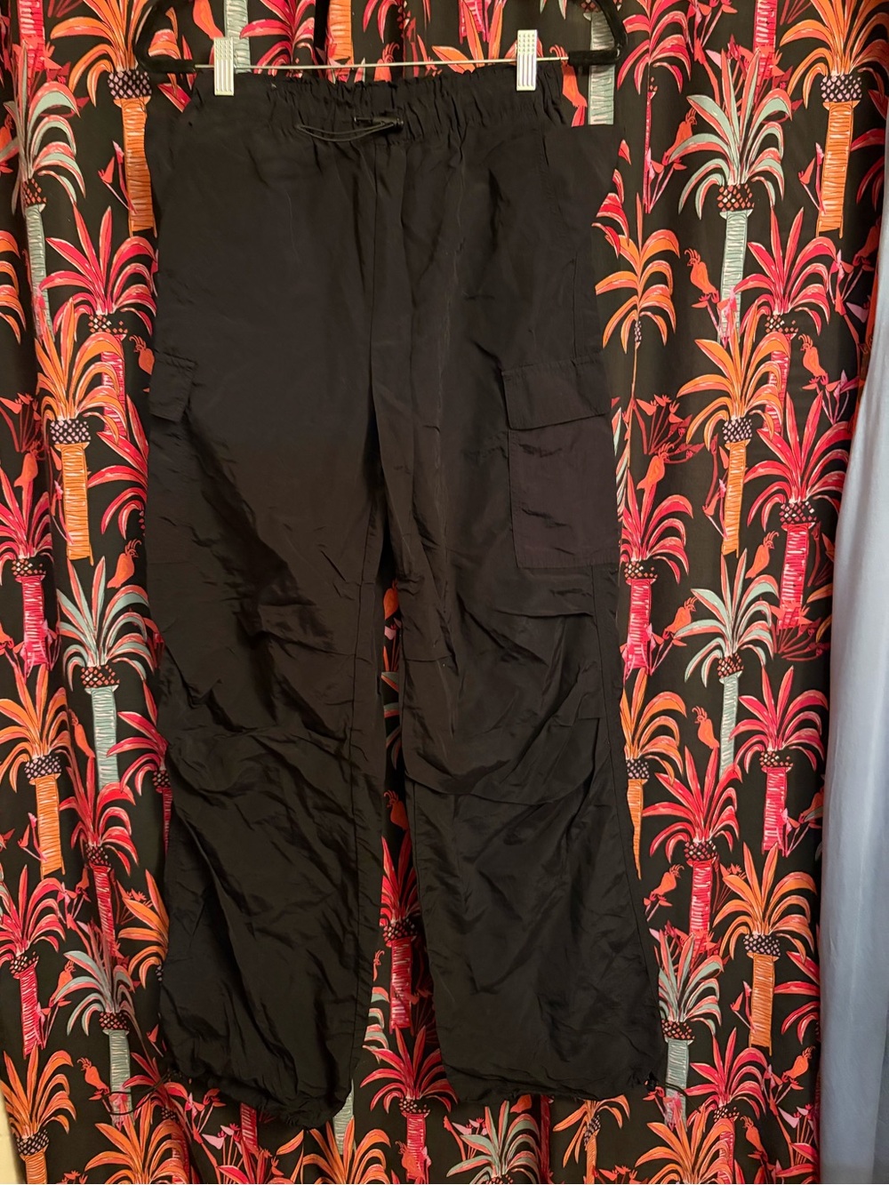 Black womens  Cargo Pants - Comfortable Everyday Wear